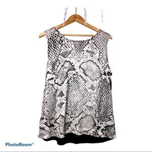 ✨SILVER LEOPARD BLOUSE